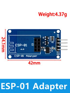 ESP8266 ESP-01 Serial WiFi Wireless Adapter Module 3.3V 5V Esp01 Breakout PCB Adapters Compatible For Arduino