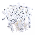 0402 0603 0805 1206 1210 2512 SMD Resistor Assorted Kit 10K 100K 1K 1R 100R 220R Resistance 1% 5% Sample Pack