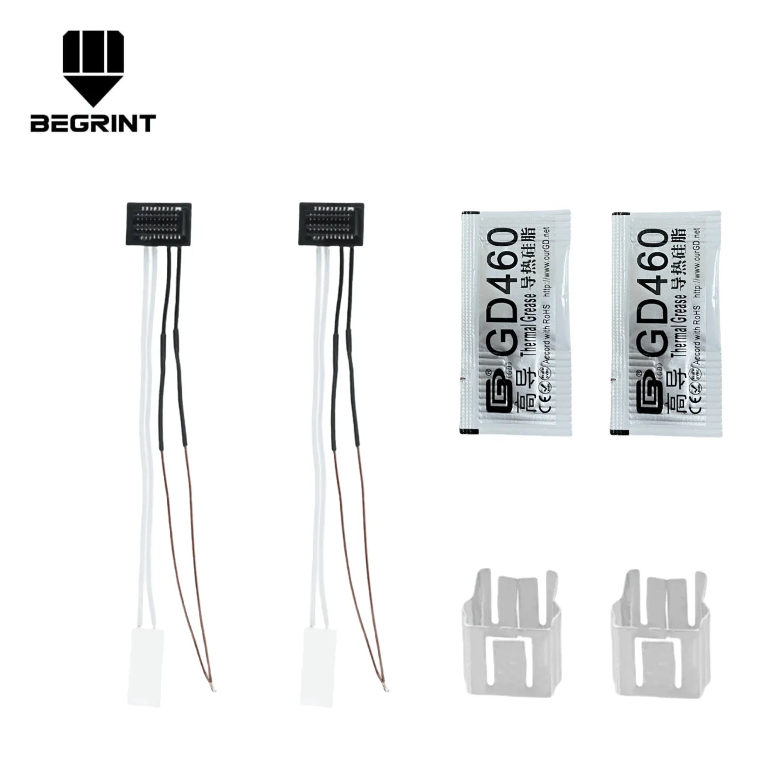 For Bambu lab P1S P1P Thermistor bamboo lab 24v 65w Caremic Heater Temperature Sensor 350℃ For bambulab Hotend Update parts