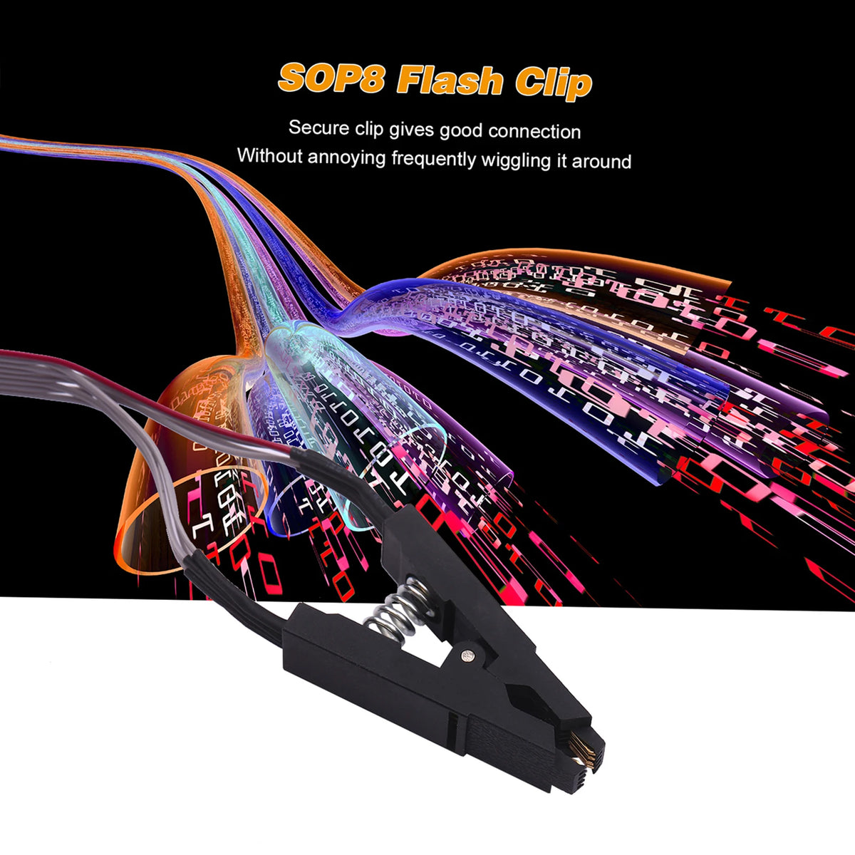 CH341A USB Programmer  BIOS Flasher Programmable Logic Circuits with SOP8 Flash Clip Suitable for 24/25 Series Chip