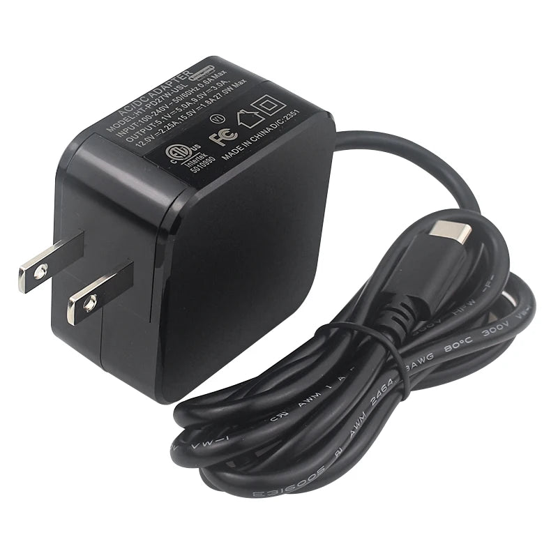 PD 27W Raspberry Pi 5 Power Supply 5.1V 5A USB Type-C Port Power Adapter EU US UK Plug for RPI 5 Orange Pi 5 Pro Max Ultra 4A