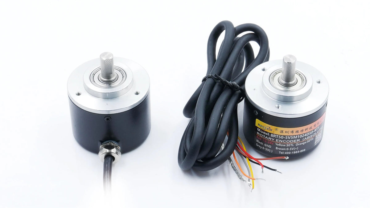 E6B2-C Incremental Rotary Encoder 4096 PPR High Resolution 8mm solid shaft NPN/PNP/Line Driver Outputs IP54 Rated