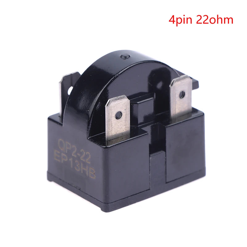 1Pc Refrigerator PTC Starter Relays 1/2/3/4Pins Compressor Overload Protector Refrigerator PTC Starting Relays Accessories