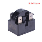 1Pc Refrigerator PTC Starter Relays 1/2/3/4Pins Compressor Overload Protector Refrigerator PTC Starting Relays Accessories