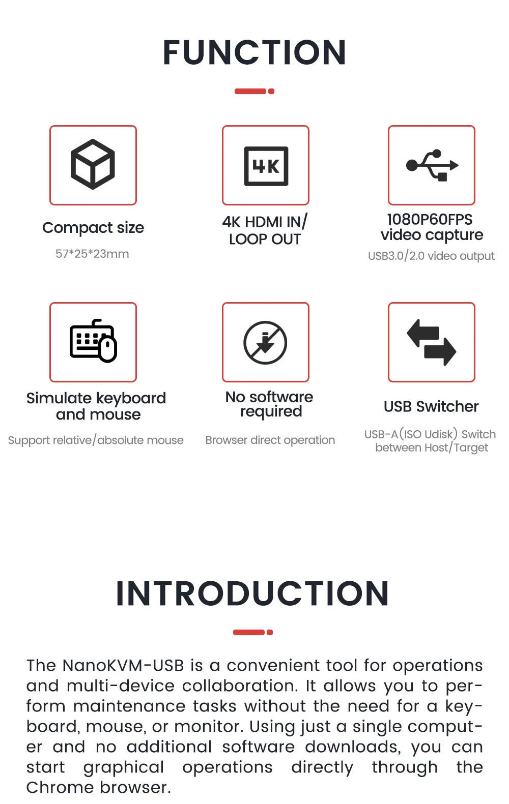 NanoKVM Series Sipeed Options Nano KVM-Lite/FULL/USB PCIe Nano RISC-V Mini Remote Power/OS Control For Raspberry Pi