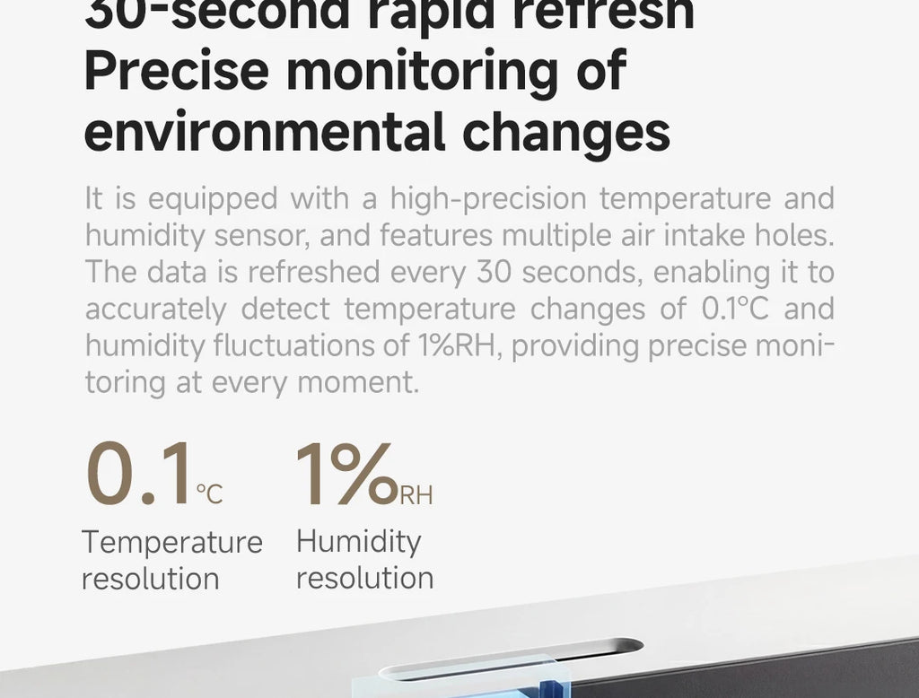 DUKA TH2 E-ink Smart Hygrometer Thermometer Home Indoor Temperature Humidity Meter Sensor Gauge Weather Station Mijia Home APP