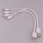 2 In 1 USB Male To Micro USB/Type-C Splitter Data Transfer Charging Cable For For Android Smartphones Tablet Dual Micro USB