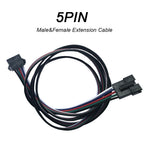 0.5m 1m 2m Male Female Extension Cable 2Pin 3Pin 4Pin 5Pin  JST Wire Plug Connector Cable For WS2811 WS2812 RGBWW  LED Strip Lig