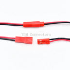 10Pair/20Pcs 10CM 100mm JST 2Pin Male Female Connector Wire JST 2P Plug Jack DIY Electrical Cable For RC BEC Battery Toys 22AWG