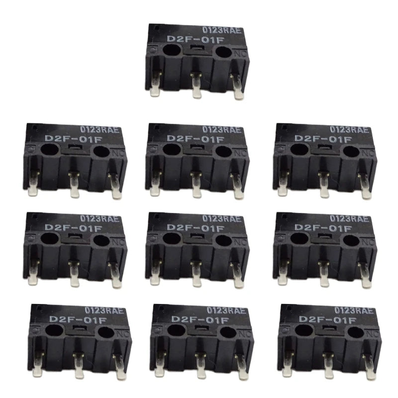 2/10PCS Mouse Micro Switches Original D2F-01F (10M Clicks) Mouse Button