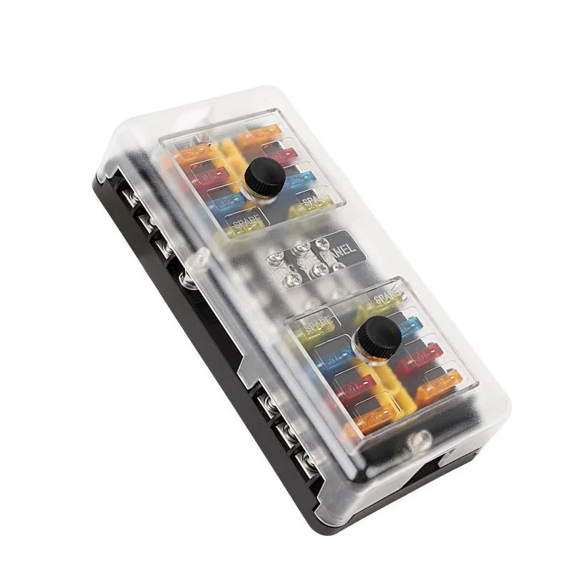 8 Way 12 Way 16 Way Blade Fuse Box 12V/24V Automotive Fuse Holder for Car Truck Boat
