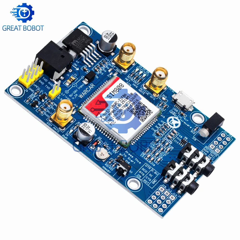 BS SIM808 instead of SIM908 module GSM GPRS GPS Development Board IPX SMA with Antenna available for Raspberry Pi for arduino