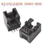 10PCS Telephone Socket Connector RJ11 RJ12 RJ45 Telephone Wifi Female Socket 2pin 4pin 6pin 8pin 4P4C 6P6C 6P4C 8P8C RJ45 Jack