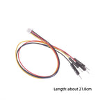 200mm Length STEMMA QT/Qwiic JST SH 4-Pin to Premium Male Headers Connecting Cable for Electronics Projects