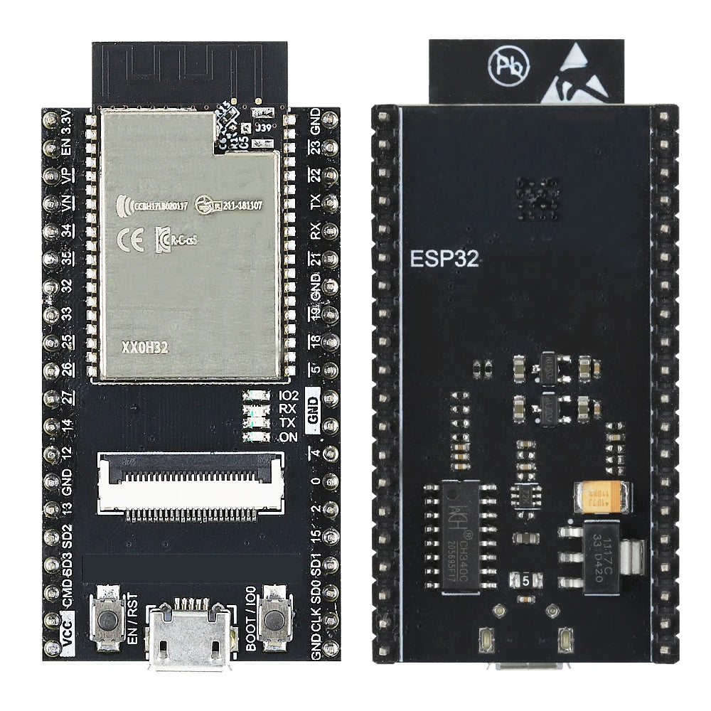 ESP32-WROVER-DEV Development Board 2.4G Wifi BT Module 4MB Flash 4M PSRAM Support OV2640 OV7670 Camera Modules ESP32 CAM CH340C