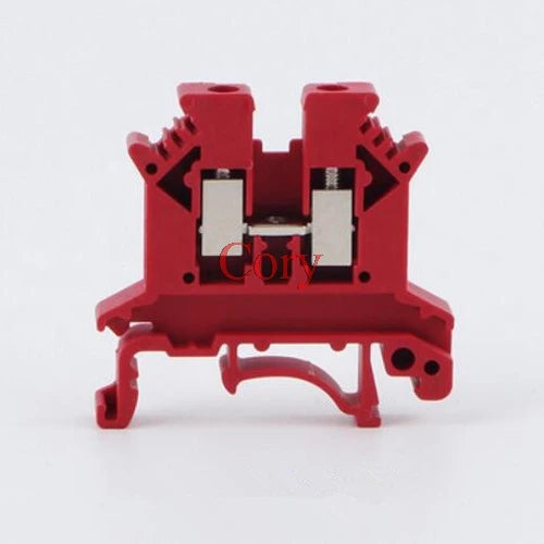 5pcs UK-2.5B blue/grey/red/black 2.5mm2 DIN Rail Universal Combination Terminal Blocks Screw Type UK2.5B CZYC