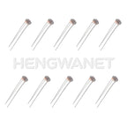 50PCS LDR Photo Light Sensitive Resistor Photoelectric Photoresistor 5528 5506 5516 5537 5539 GL5528 For Arduino