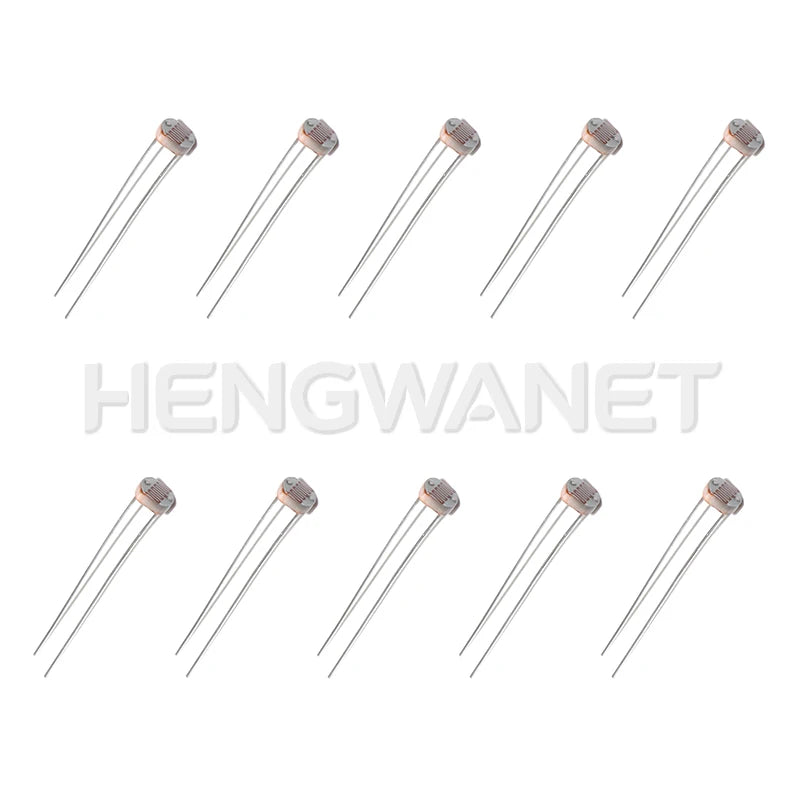 50PCS LDR Photo Light Sensitive Resistor Photoelectric Photoresistor 5528 5506 5516 5537 5539 GL5528 For Arduino