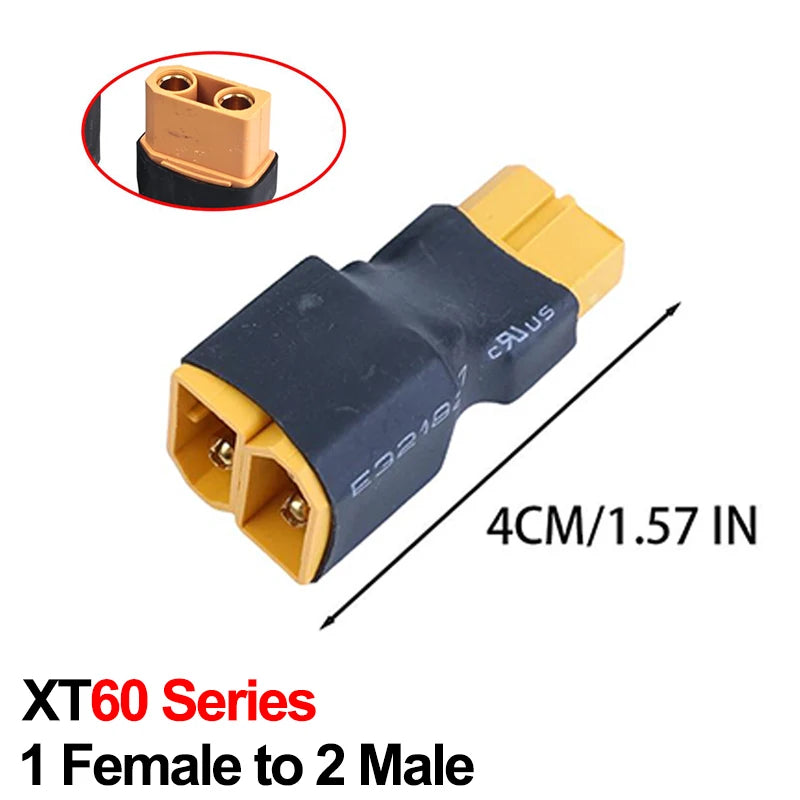 XT60/XT90 Male Female Parallel Plug Adapter Converter Connector Cable Lipo Battery Harness Series Plug Wiring Replacement Part