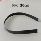 1PC Ribbon Flat FPV HDMI-Compatible Connector Flexible Cable Raspberry Pi 4 Micro HDTV To HD/Mini HD Female 90 Degree FFC 20pin