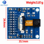 BS 1PCS  OV7670 module with adapter board contains the camera Integrated Circuits Board