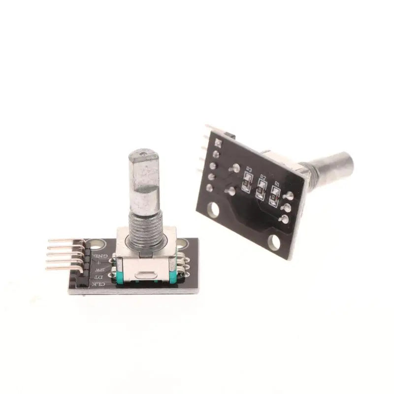 2/5Pcs 360 Degree Rotary Encoder Module KY-040 Brick Sensor Development Board With Knob Cap Potentiometer