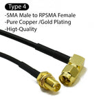 RG174 SMA to SMA Male Female Straight Right Angle Antenna extension jumper RF Pigtail Adapter Cable For WIFI 3G 4G GSM Antenna