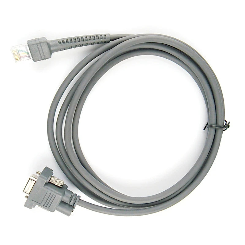 2M 3M 5M Straight RS232 Serial Cable For BarCode Scanner LS2208AP LS1203 LS4208 LS4278 DS6707 DS6708 CBA-R01-S09PAR CBA-R01-S15