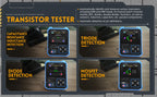 FNIRSI DSO-TC4/DSO-TC3  3 in 1 Digital Oscilloscope 10MHz 48Ms/s Transistor Tester Electronics Component Tester USB Charger Tool