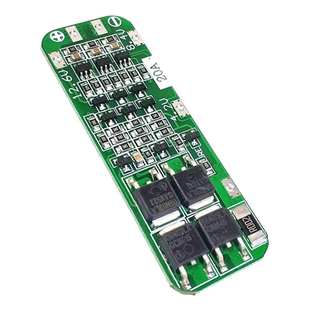 10-100pc 3S 20A Li-ion Lithium Battery 18650 Charger PCB BMS Protection Board For Drill Motor 12.6V Lipo Cell Module 59x20x4mm