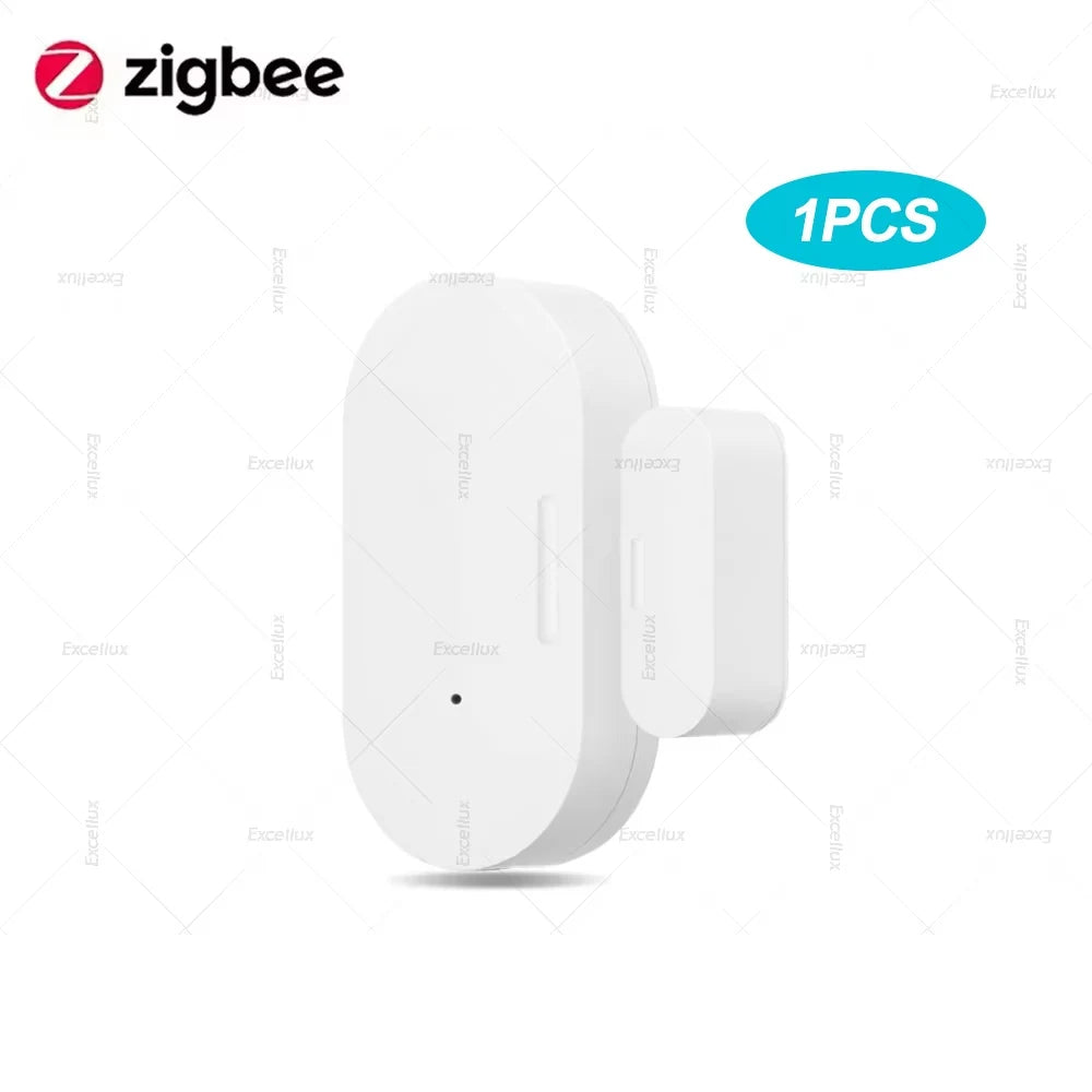 Zigbee Door Window Sensor Door Open Closed Burglar Magnetic Detector Works With Alexa Google Home Automation Z2M Home Assistant
