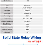LCTC Solid State Relay DIN Rail Slim SSR 10/15/25/40A 0-10V 0-5V 4-20mA Voltage Regulator Relay With Heat Sink DC-AC DC-DC AC-AC