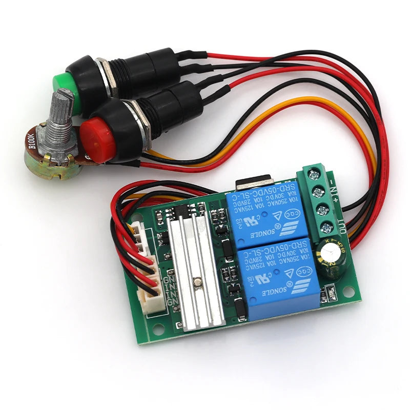 DC 6V 12V 24V PWM DC motor speed controller forward and reverse switch Linear actuator motor controller adjustable Speed Control