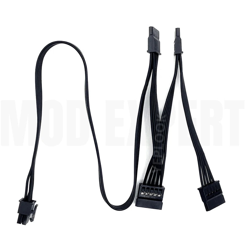 Modular Power Cable for Chieftec Polaris 750W 650W 550W GOLD Fully Modular Power, GPU PCIe 8Pin, CPU 4+4Pin, SATA Molex IDE 4Pin