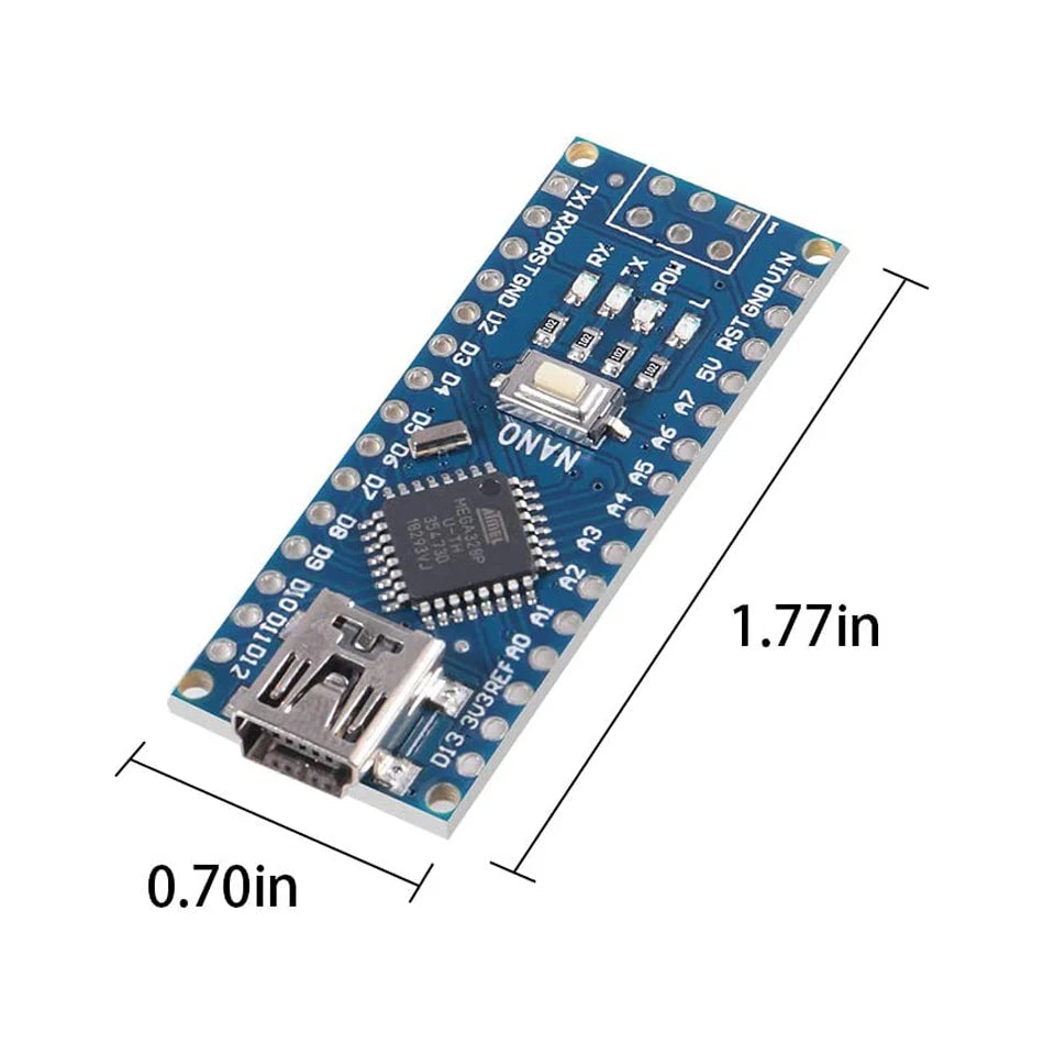 1/3/5/10pcs For arduino Nano mini usb 3.0 Atmega328 Controller Compatible Board WAVGAT Module PCB Development Board