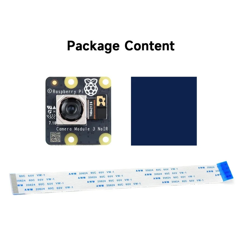 Raspberry Pi Camera Module 3 Official Auto-Camera Module 12MP High Resolution IMX708 75°/120° IR/FOV