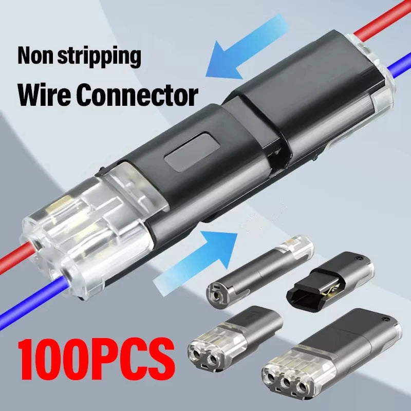 Premium Automotive Wire Connector Detachable Plug, No-Strip Quick Connect, Reliable Durable for Universal Electrical Connections
