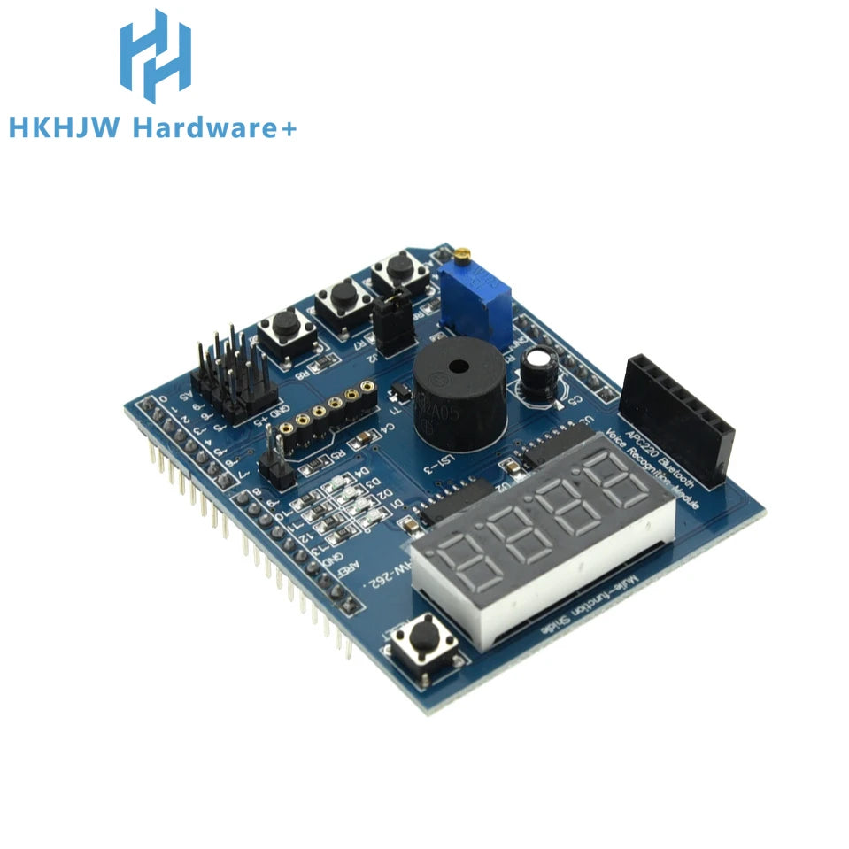 L293D Motor Driver Shield for Arduino Uno R3, Dual H-Bridge DC Stepper Motor Expansion Board for Smart Car Robot