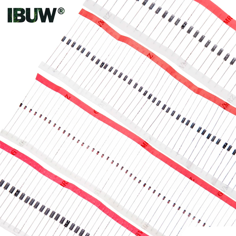 1N Series Rectifier/Schottky Diode Assortment Encapsulated Diode 1N4001 1N4007 45mil 1N4937 1N5399