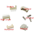 100pcs HY2.0mm 2-10Pin LCP Reflow Straight Right Angle Vertical Horizontal Board to Wire JST Housing Terminal Wafer Connector