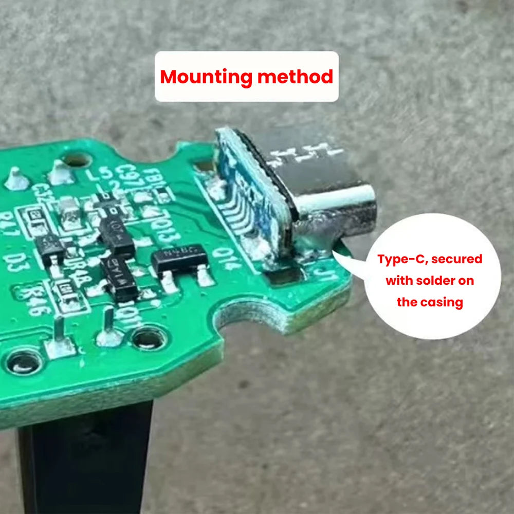 Micro USB to Type-C Adapter Board Data Power Adapter Supports Charging and Data Transfer DIY Modification Kit