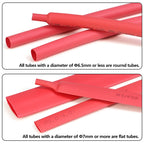 2/5M Red 2:1 Heat Shrink Tube Diameter 0.6mm~50mm Wire Repair Protector Polyolefin Insulated Shrinkable Cable SleeveTubing