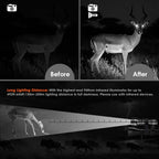 UniqueFire 1903 IR940nm IR850nm LED Infrared Flashlight 3 Modes Adjustable Zoomable Torch for Coyote Hog Predator Hunting