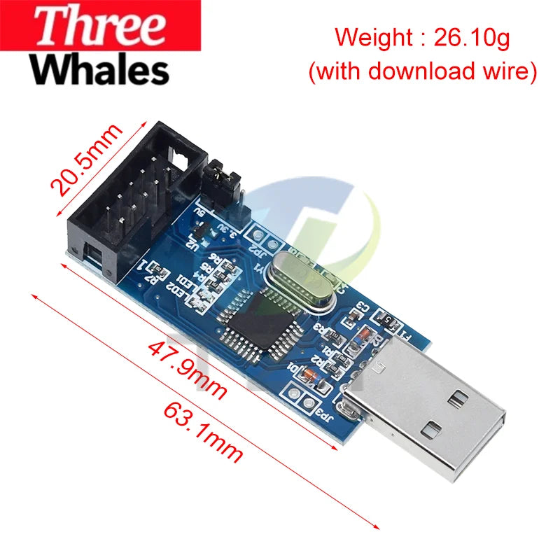 THR 1PCS USBASP USBISP AVR Programmer USB ISP USB ASP ATMEGA8 ATMEGA128 Support Win7 64