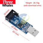 THR 1PCS USBASP USBISP AVR Programmer USB ISP USB ASP ATMEGA8 ATMEGA128 Support Win7 64