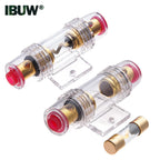1Set 70A 80A AGU 10*38MM Fuse & Holder Car Audio Refit Fuse Holder Car Stereo Audio Circuit Breaker Inline 30A 40A 50A 60A 100A