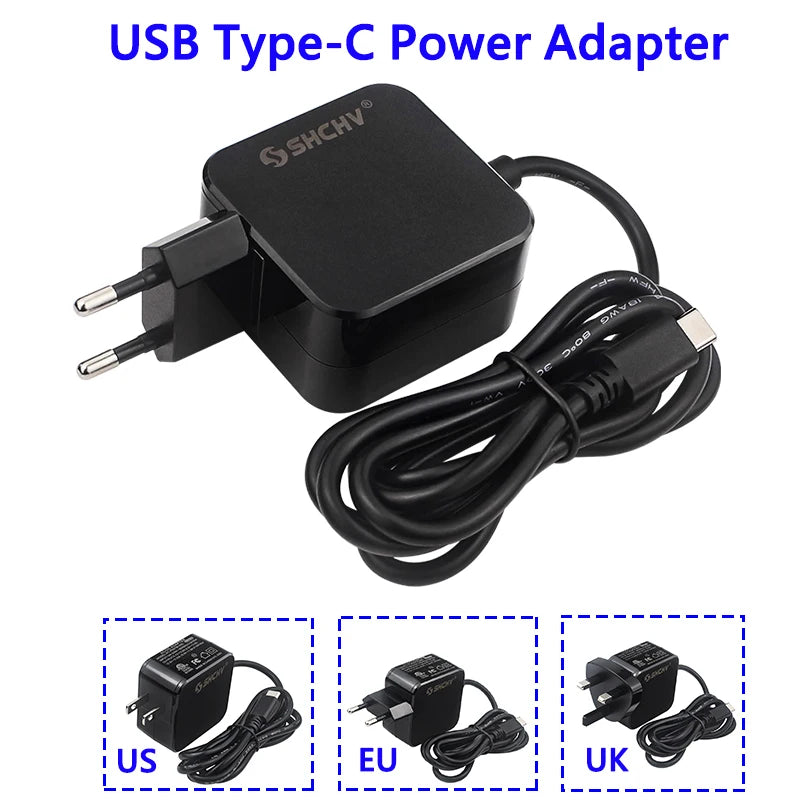 Raspberry Pi 5 Power Supply 5.1V 5A 27W  USB Type C Charger Power Adapter Optional EU US UK For Raspberry Pi 5