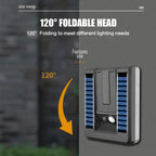 Foldable LED 120° Solar Light Outdoor Wall Lamp Waterproof Spotlights Lamp Motion Sensor Solar 3 Modes Street Light Garden Decor