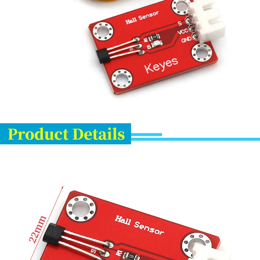 1/5/10Pcs A3144 Hall Effect Switch Magnetic Sensor Module for Motor Speed Counting