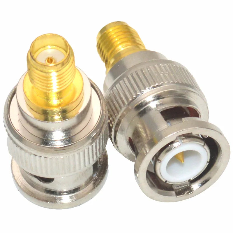 RF Connector SMA to SMA BNC UHF N Male Female Adapter RP SMA to PL259 SO239 Straight Copper Brass Converter